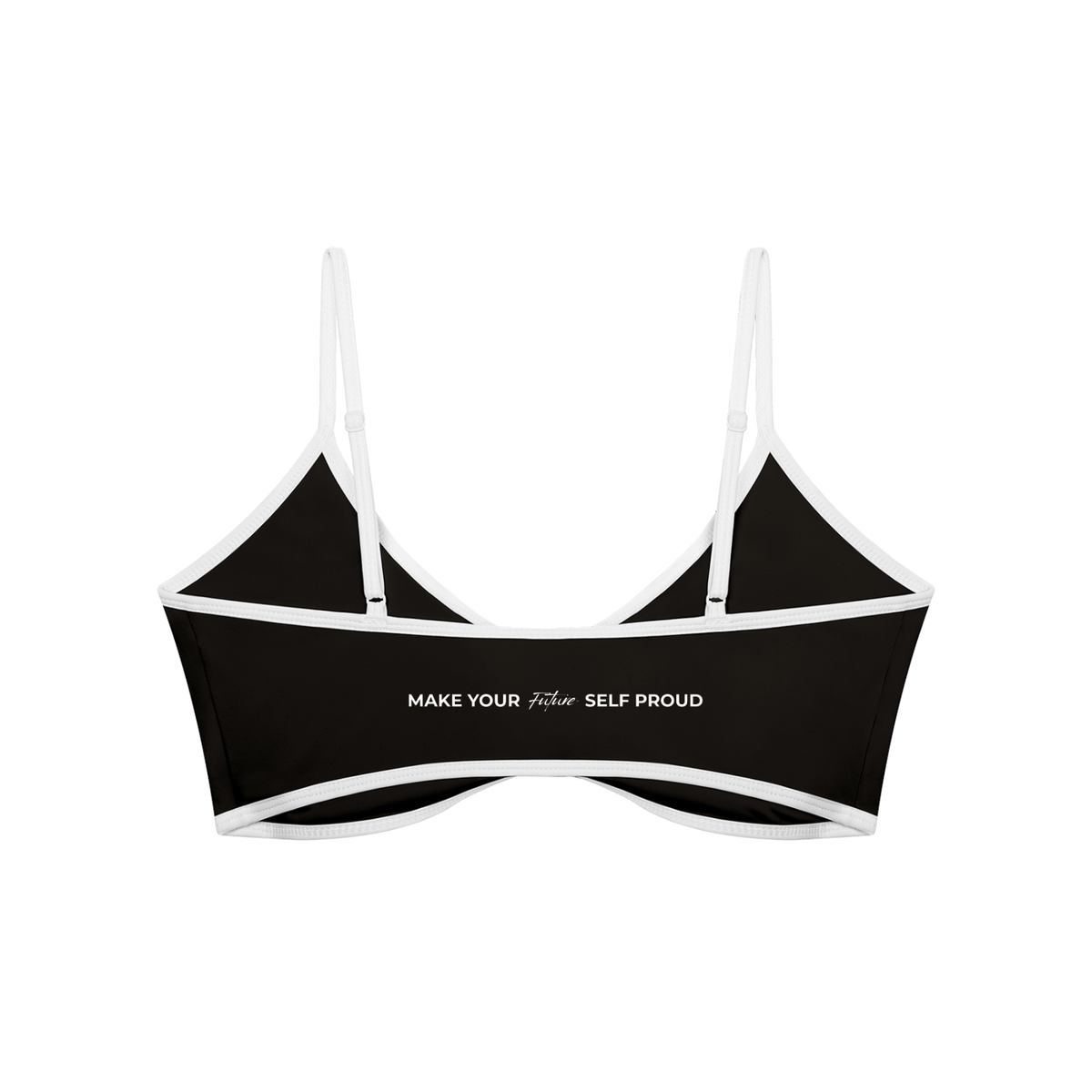 Make Your Future Self Proud Sports Bra — Manifest with Zara