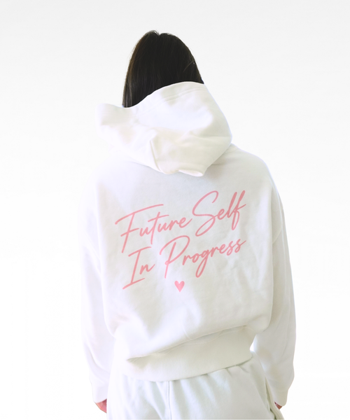 Future Self in Progress Hoodie — Manifest with Zara