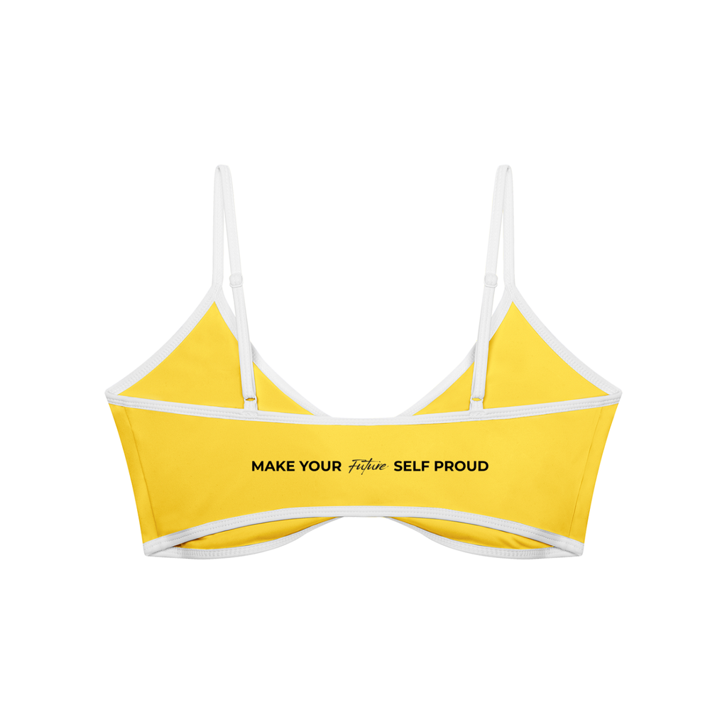 Make Your Future Self Proud Sports Bra — Manifest with Zara